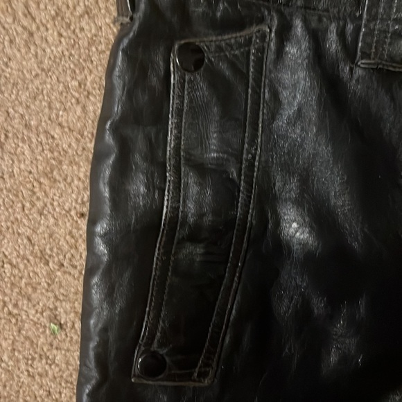 Vintage 1950’s-60’s ‘Top Gear Leathers’ genuine leather pants by i.Foster & son - Picture 4 of 7